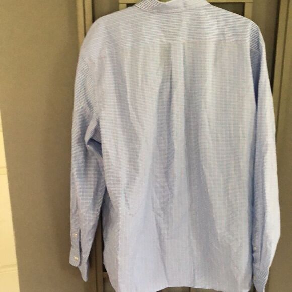 Vineyard Vines Blue and pink checkered long sleeve button down shirt size XL - Picture 5 of 6